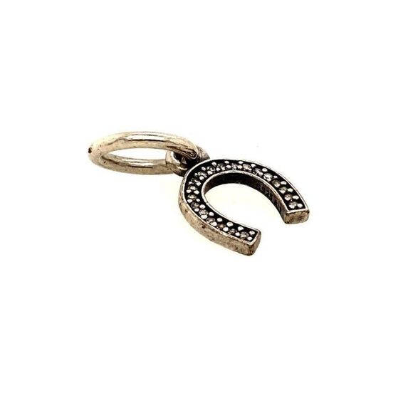 Pandora CZ Horseshoe Charm - Picture 2 of 3